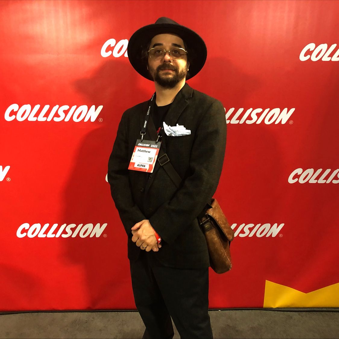 Matthew at Collision conference